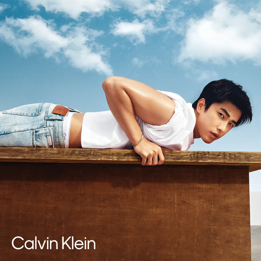 曾敬驊拍攝Calvin Klein全新廣告。品牌提供