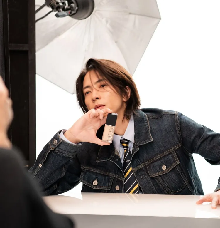 山下智久也是Dior的美容大使。翻攝IG