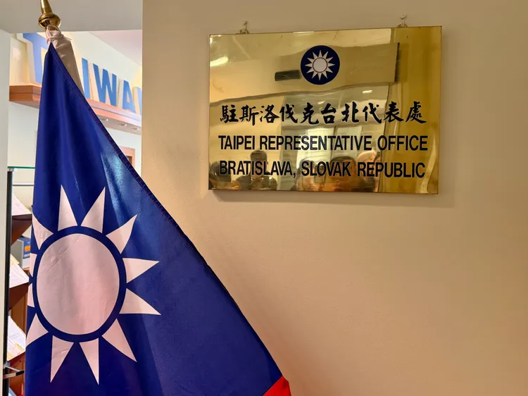 駐斯洛伐克台北辦事處。莊偉祺攝