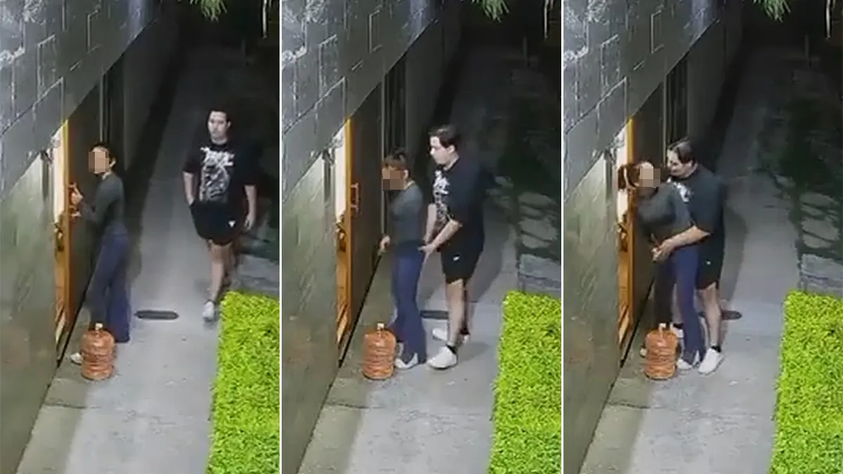 夜歸女開門瞬間被淫狼襲臀猥褻　「回眸一笑」反應引熱議