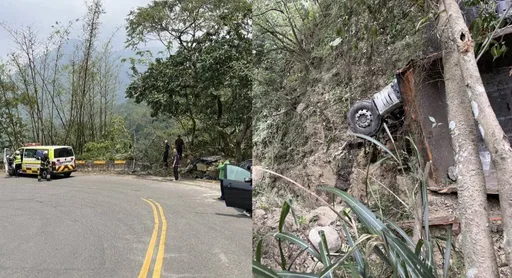 南投砂石車墜百米深谷　駕駛拋飛土石重壓　尋獲已成冰冷遺體