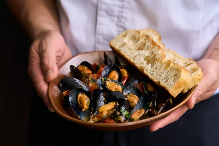 蒜香奶油愛爾蘭淡菜。業者提供