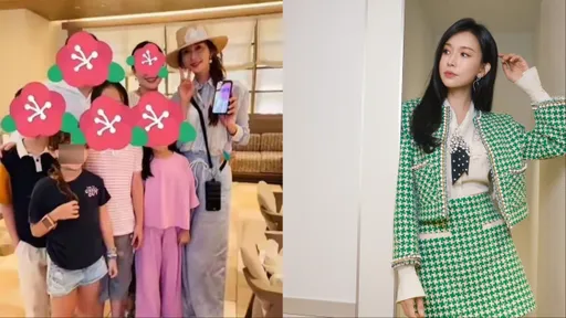 林志玲度假隨興私服遮不住仙氣　換套嫩綠格紋裝根本太減齡