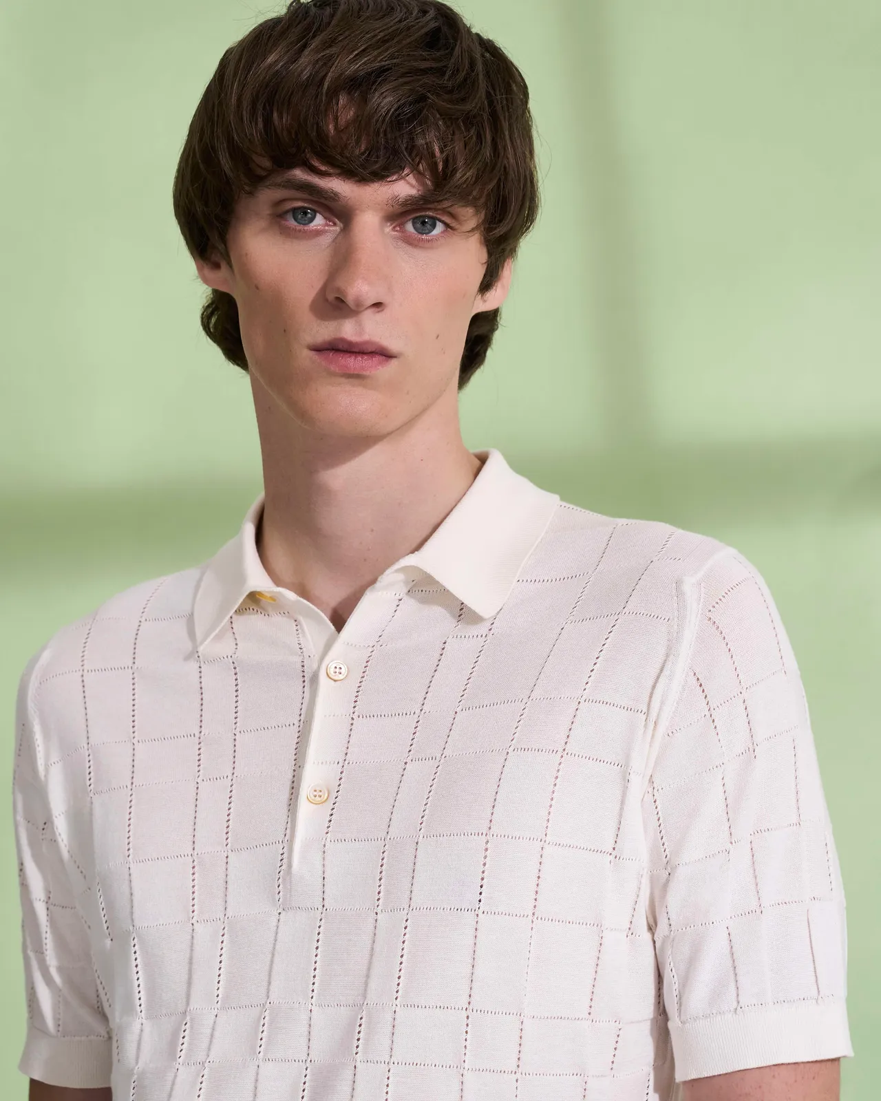 John Smedley將DAKS經典英倫風格編織進細緻面料中。品牌提供