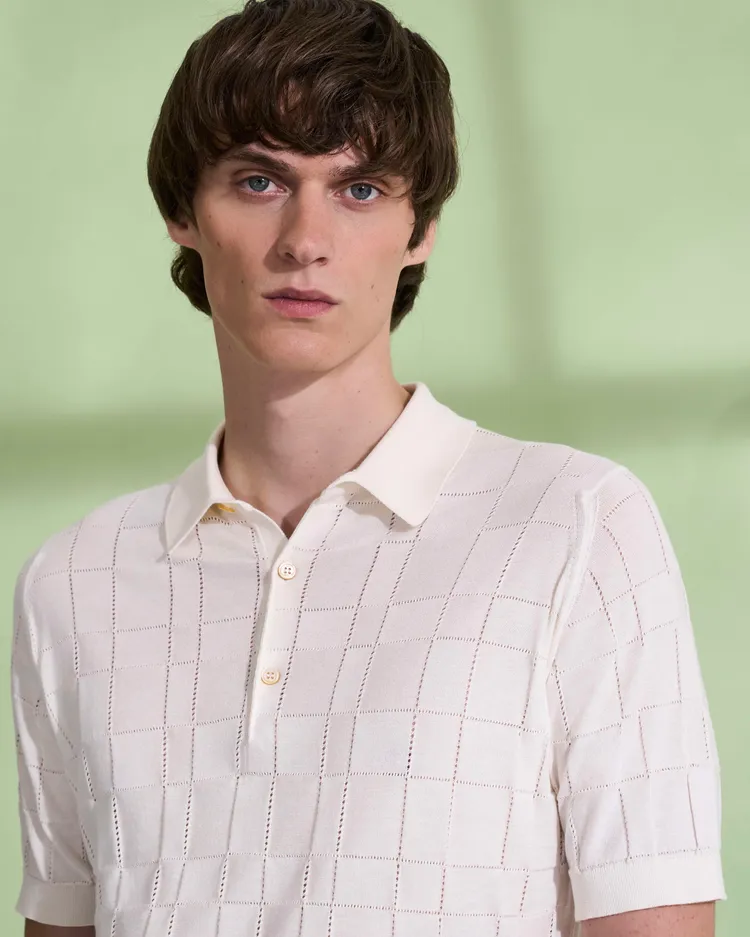 John Smedley將DAKS經典英倫風格編織進細緻面料中。品牌提供