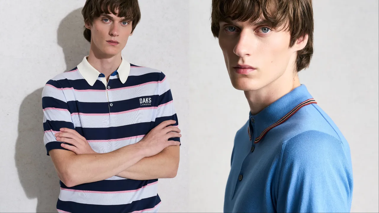 DAKS也攜手John Smedley打造出一系列針織單品。品牌提供
