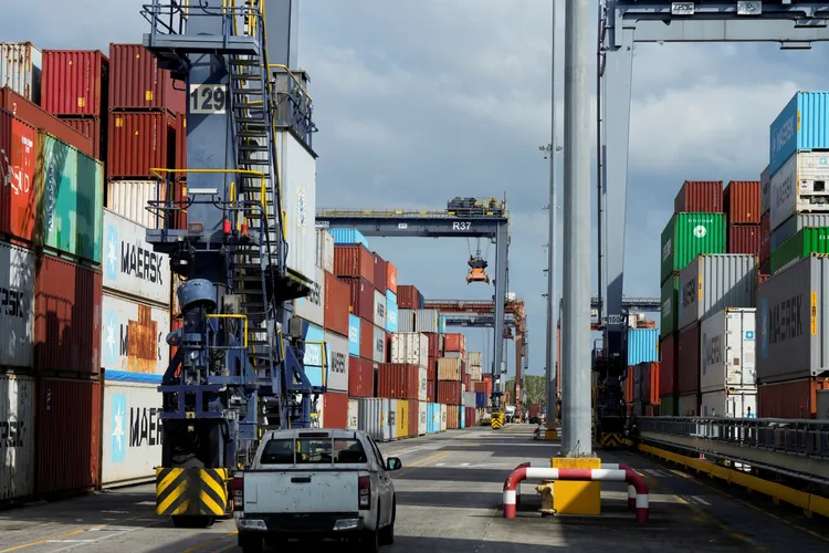 圖為巴拿馬運河太平洋側的巴爾博亞港（Balboa Port）。路透社資料照片