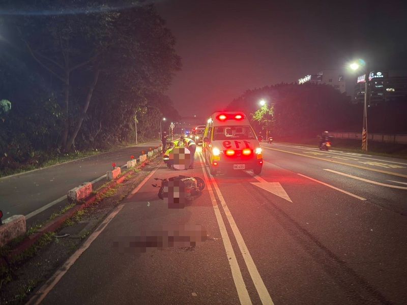 新莊堤外道下班機車雙載 姊妹自摔遭撞1死2傷