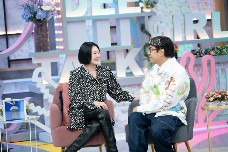 康熙合體談大S。東森綜合台提供