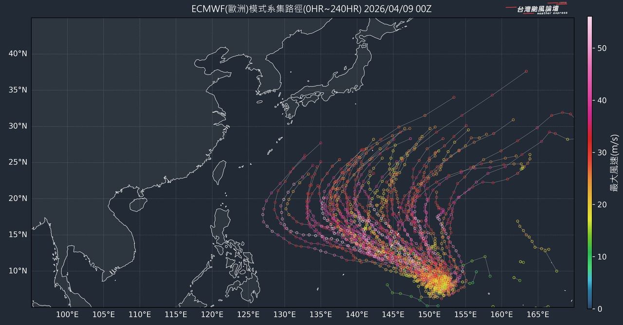 「辛樂克」可能達強颱!拋物線大迴轉 預測路徑看這