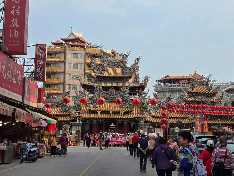位於雲林的北港朝天宮香火鼎盛。吳惠菁攝