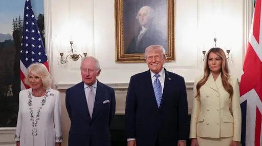 查爾斯三世國是訪問會見川普　試圖修補英美關係