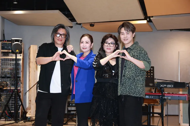 眾星備戰高流的演出。彭欣偉攝