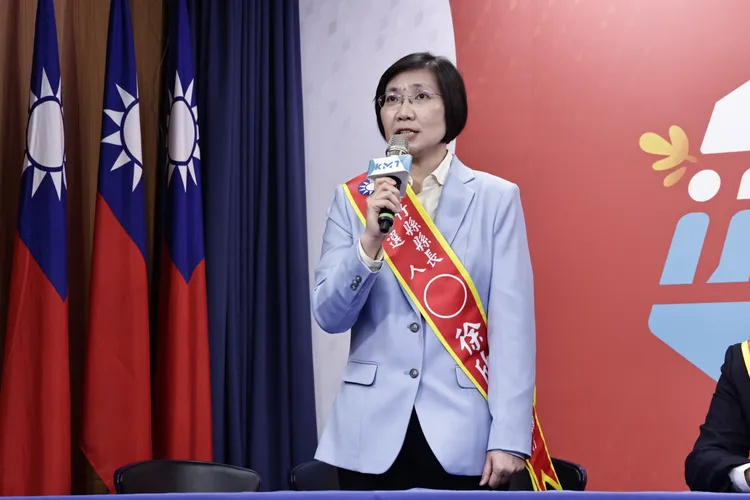 國民黨1日下午舉行中常會，正式提名國民黨立委徐欣瑩參選2026新竹縣長。彭欣偉攝