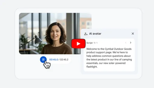 拍片不用再自己演了！Google Vids推AI分身　輸入指令就能生成影片