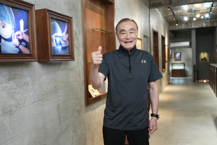 前國防部長馮世寬到澎湖出席公開活動。彭欣偉攝影