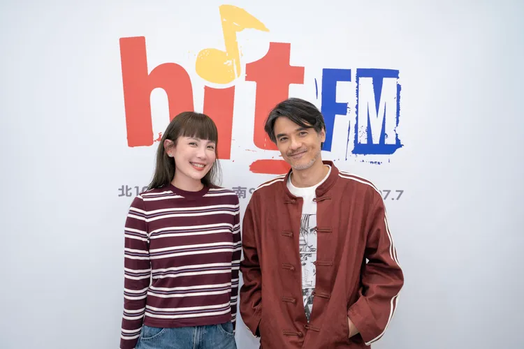 馮德倫（右）作客Hit Fm聯播網。Hit Fm聯播網提供