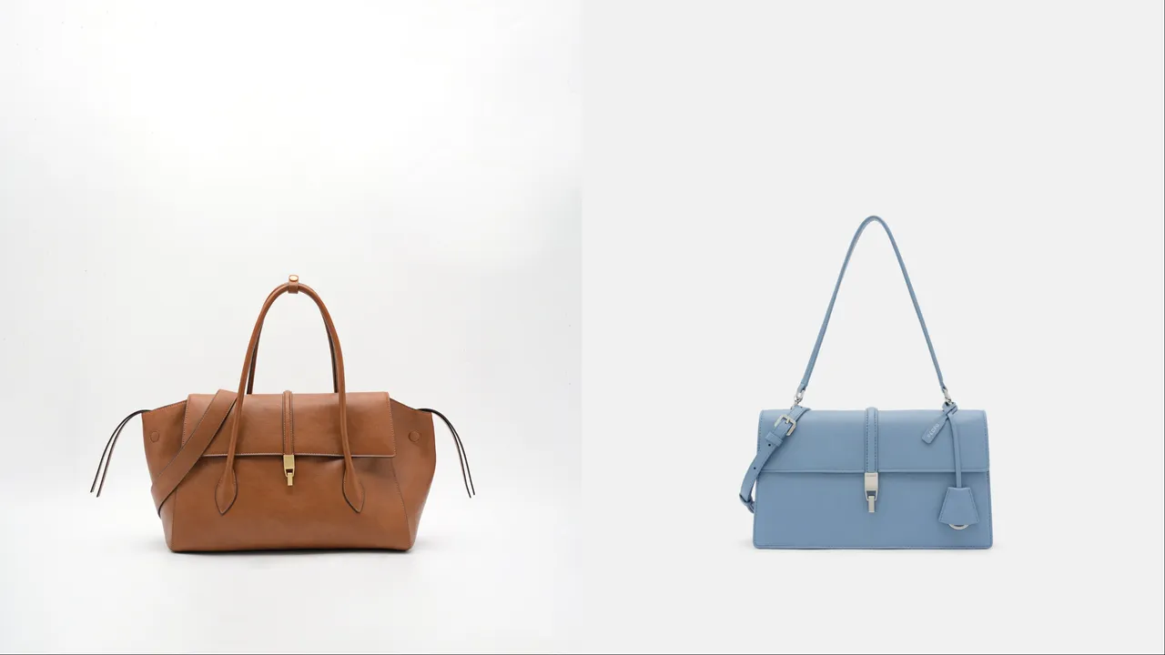 PEDRO Hitch手提包（左）3690元、Hitch肩背包（右）3390元。品牌提供