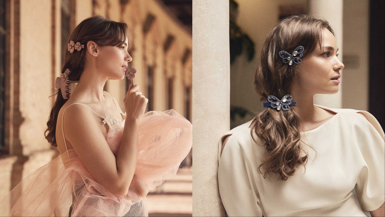 亞歷山卓髮飾迎春日輕盈起飛 水鑽蝴蝶別髮上仙氣破表