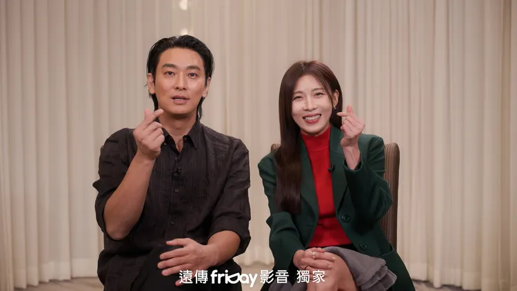 朱智勛（左）、河智苑想來逛台灣夜市。friDay影音提供