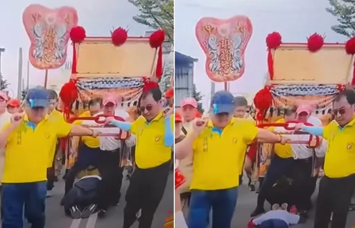 大甲媽扶轎男「張開腿」讓信徒鑽轎底挨轟　埤頭法主聯誼會道歉了