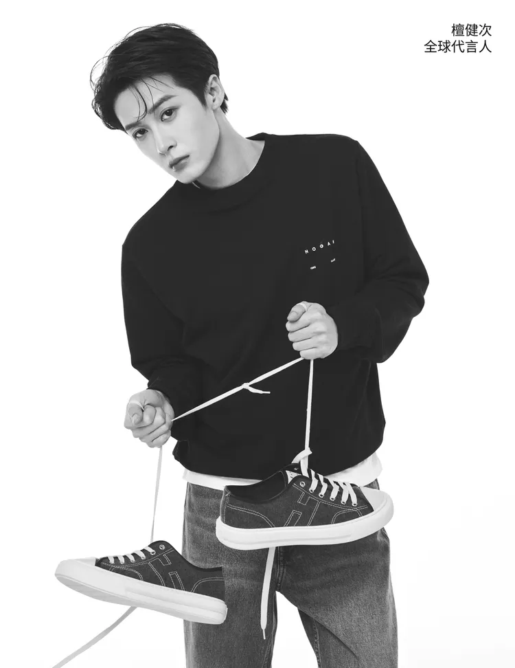 檀健次拍攝HOGAN形象廣告。品牌提供