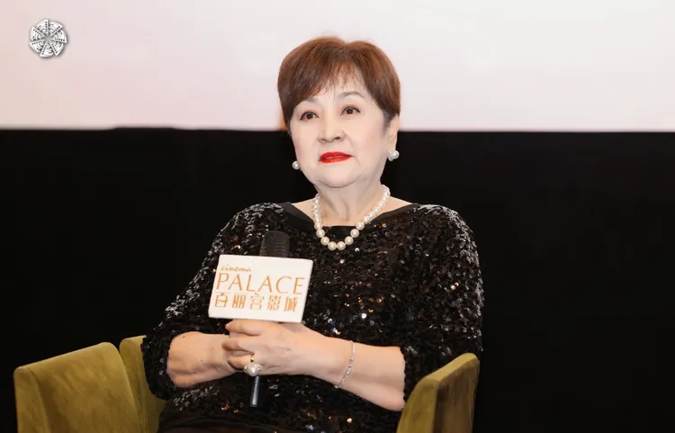 甄珍《四季花開》映後座談，感謝該片導演李翰祥提攜之恩。翻攝北京電影節官網