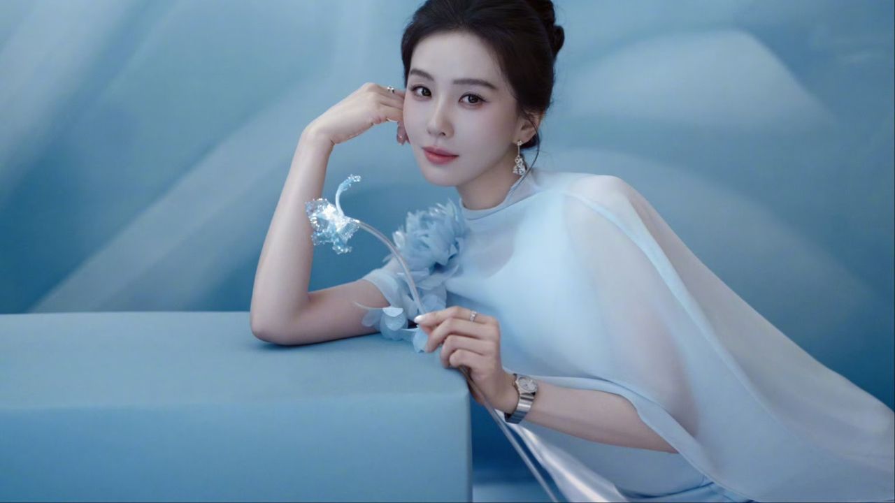 女神出巡!39歲劉詩詩太仙了 水藍訂製禮服搭葫蘆珠寶絕美