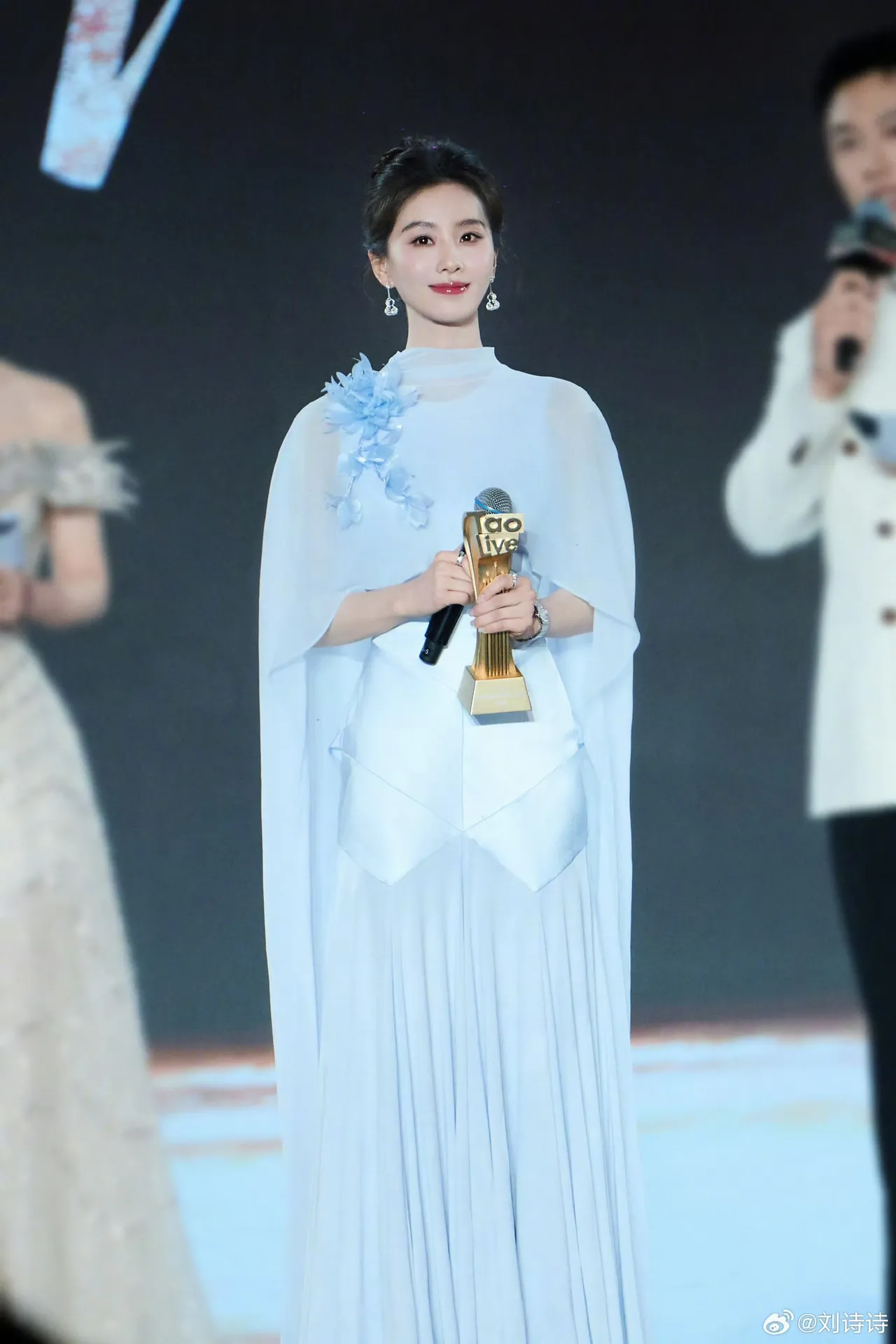 劉詩詩近日出席淘寶天貓活動。翻攝劉詩詩微博