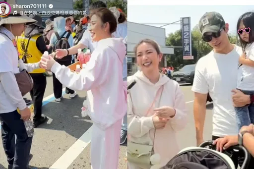 許維恩路邊親切發水　白沙屯媽祖突指示「排排跪好」下一秒太震撼