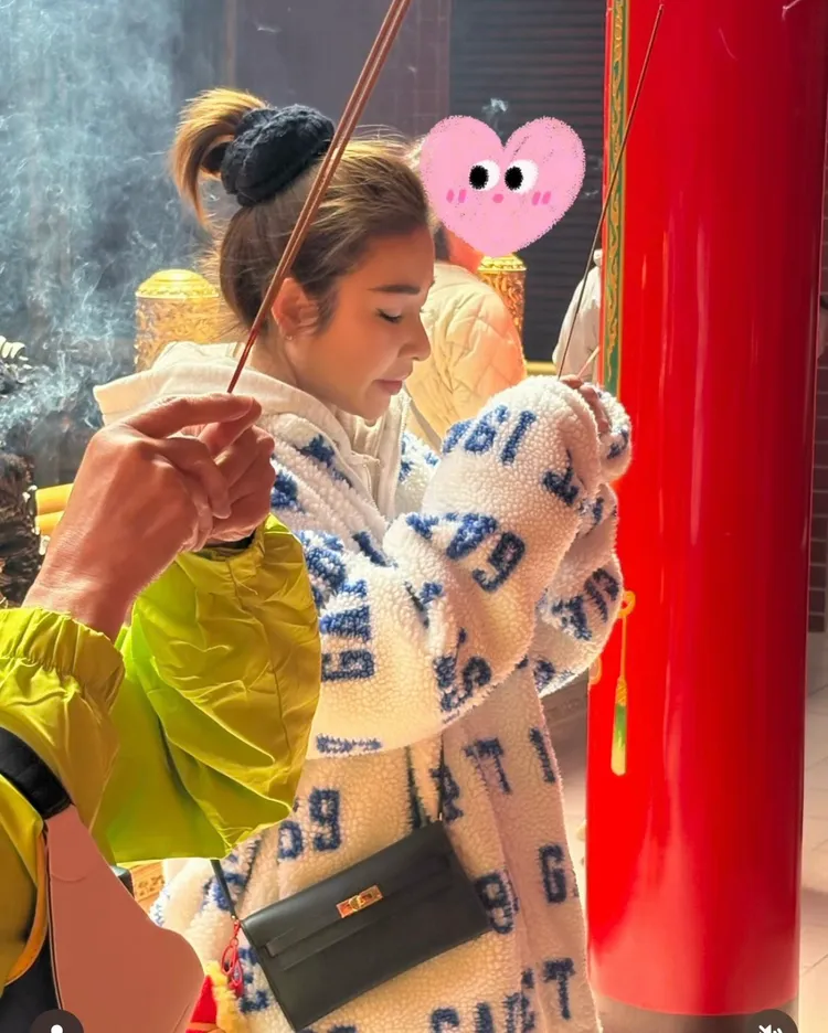 許維恩4月初曾發文分享與白沙屯媽祖的緣分。翻攝自許維恩IG