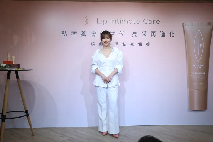 吳姍儒連續3年擔任LIP Intimate Care代言人。攝影中心攝
