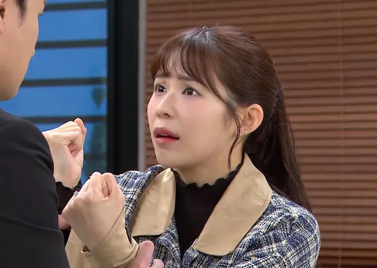 林萱瑜（右）不允許關係中有任何暴力發生。三立提供