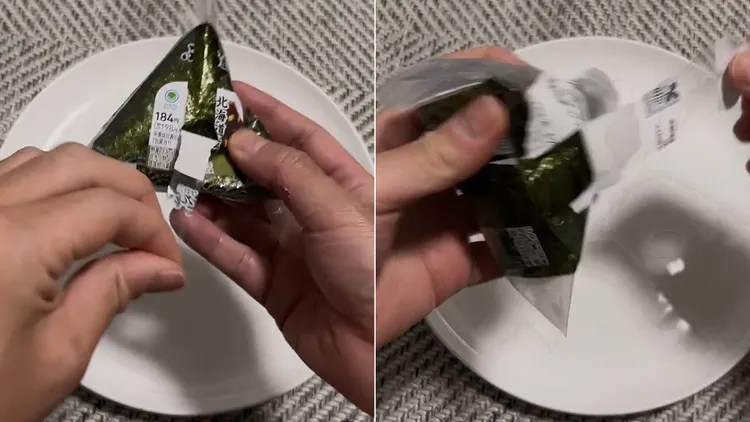 第一步是拆除包裝的中間條。翻攝自dydt X