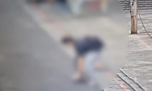 中山站又有偷拍狼　啦啦隊正妹疑也被拍！黑衣男逃竄畫面曝