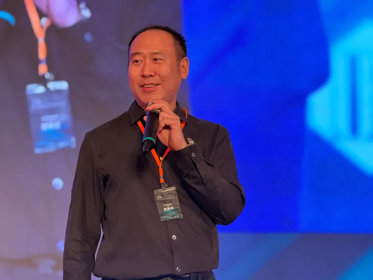 育秀教育基金會執行長苗華斌。呂承哲攝