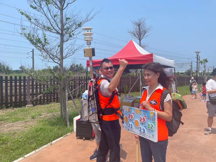 白沙屯媽祖進香活動今日晚間23時起駕，氣象署署長呂國臣帶領團隊進行氣象播報。氣象署提供