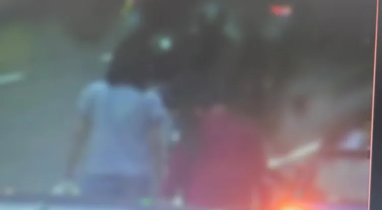 劉女陪著媽媽走在路上，張姓丈夫走在前面，不料卻被當場撞飛，釀成2死1傷慘劇。翻攝照片