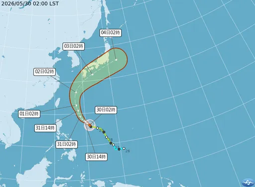 薔蜜今明恐升中颱！2地區受環流影響　下周後半段水氣增