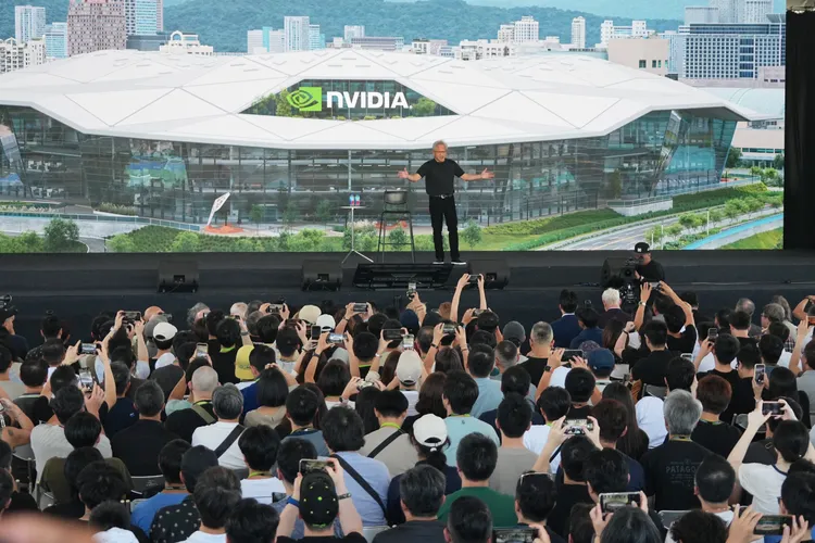 輝達NVIDIA台灣員工大會。彭欣偉攝