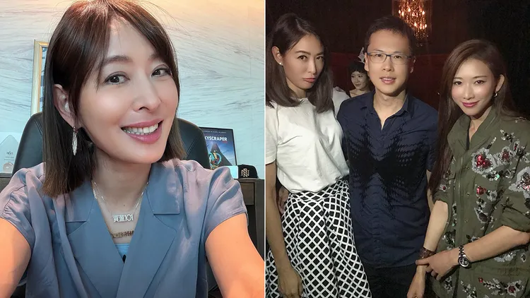 賈永婕日前分享過去與林志玲的合照。翻攝自賈永婕threads