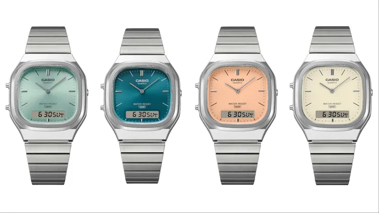 CASIO VINTAGE AQ-240E系列，各1600元。品牌提供