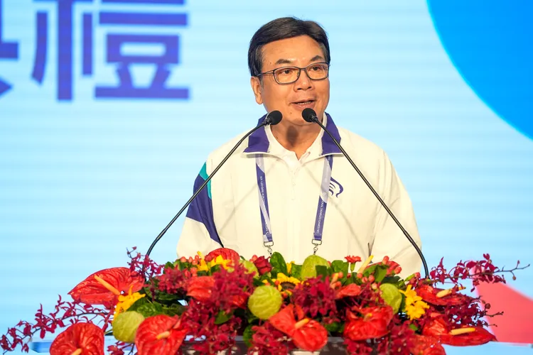 新北市副市長劉和然致詞感動地說，每位選手在賽場上全力以赴、不放棄地追逐夢想，不僅一次次突破自我，也讓所有人重新感受到運動最珍貴的價值。體育局提供