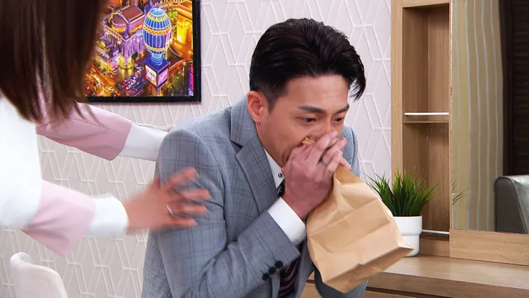 楚翔戲裡換氣過度。三立提供