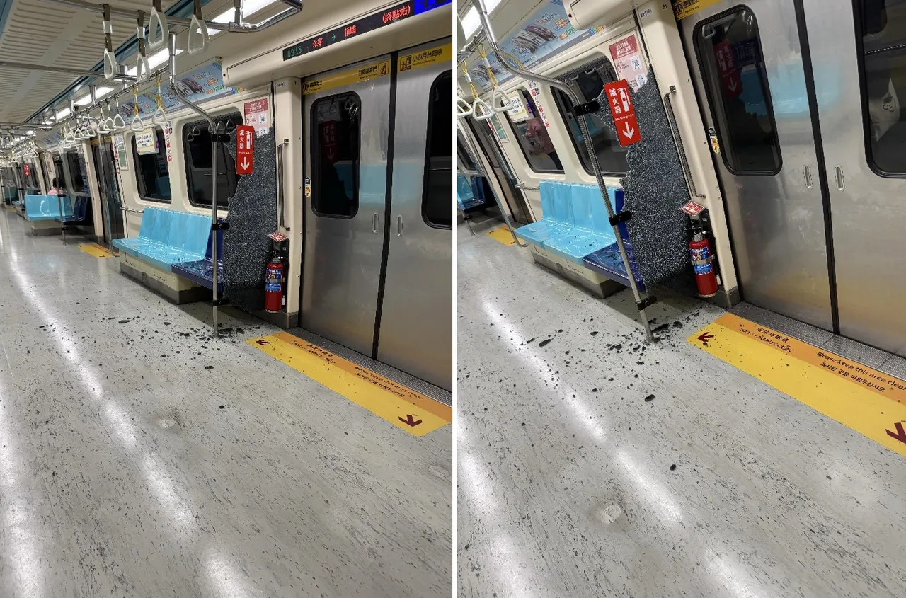 砰一聲！車廂內「玻璃突爆破」嚇壞乘客　北捷回應了