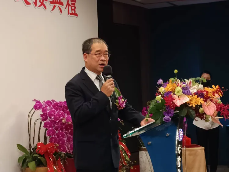 台電今舉辦新卸任總經理交接典禮，由前副總經理郭天合接任台電總經理一職。許麗珍攝