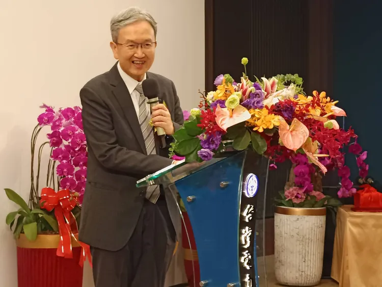 台電今舉辦新卸任總經理交接典禮，原總經理王耀庭卸任。許麗珍攝