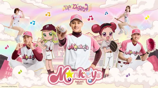 開球嘉賓是春風Doremi！樂天桃猿聯名小魔女推主場主題日