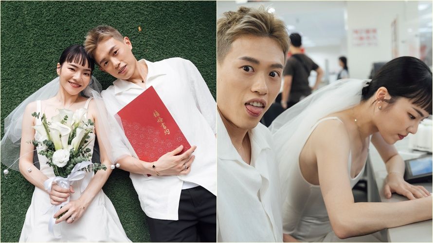 金牌羽球國手林俊易現身戶政事務所登記 李洋當證婚人親友團超龐大