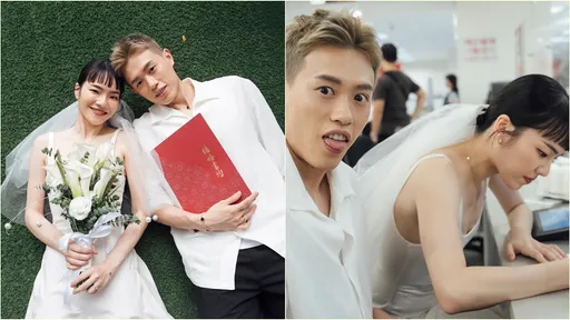 金牌羽球國手林俊易現身戶政事務所登記　李洋當證婚人親友團超龐大